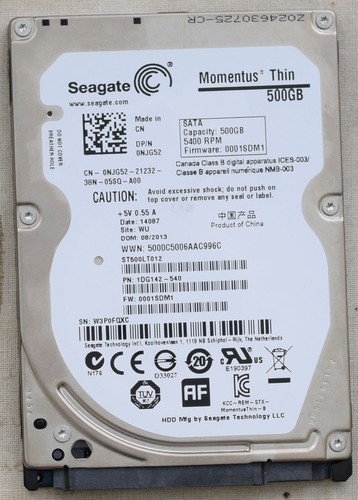 Seagate momentus thin - seagate, gb
