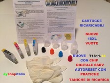 4 CARTUCCE RICARICABILI