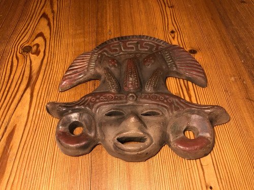 Maschera vintage azteca maya - maschera,
