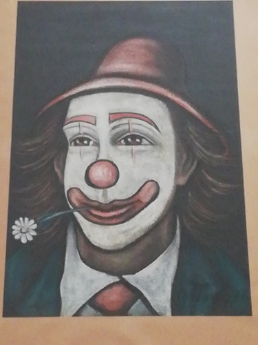 Pagliaccio clown con - pagliaccio,