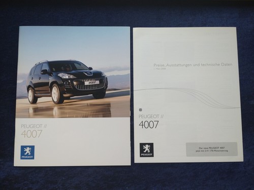 Peugeot 4007 brochure - 4007, 03.2008