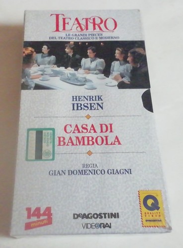Vhs teatro casa di bambola - teatro.,