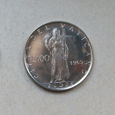 100 lire 1965  Città del