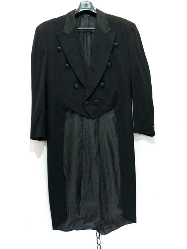 Cappotto smoking lana - , nero