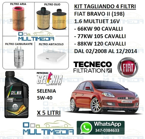 Kit tagliando filtri - filtri, e