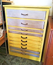 MOBILE CASSETTIERA TIPOGRAFIA RESTAURATO ANNI 70