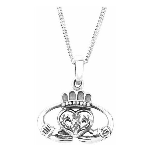 Ciondolo claddagh cuore - ciondolo,