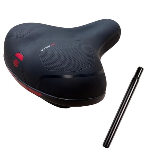 Sella nera black per bici - nera,