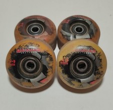 Skateboard set 4x ruote DARKSTAR 54mm  70D 97A urethane - CON CUSCINETTI