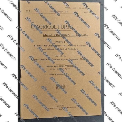 Bollettino agricoltura della - l'agricoltura,