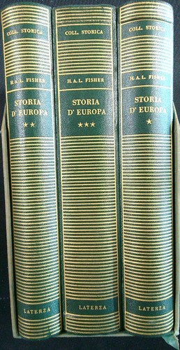 Storia europa 3vv fisher - d'europa,
