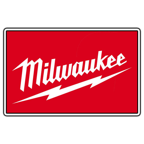 Adesivo milwaukee banner logo - adesivo,