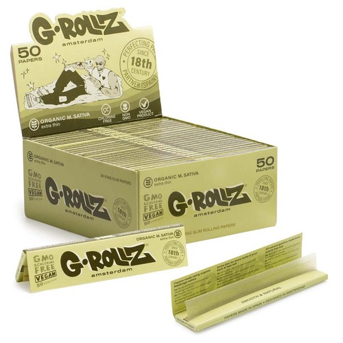 Cartine rollz bio sativa - g-rollz, m.