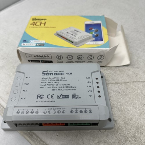 Sonoff 4ch way wi fi - 4, wi-fi