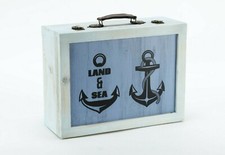 VALIGIA IN LEGNO DIPINTO -