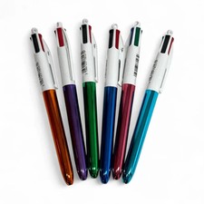Kit 6 Bic 4 Colori Shine Metal