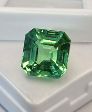 Zaffiro Verde Taglio Asscher