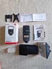 Canon Speedlite 430EX II Flash TTL - Set completo Accessori + Batterie