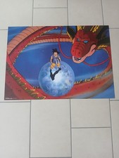 Poster vintage 1997 Official Dragon Ball Gt Goku e Shenron 62 x 86 cm