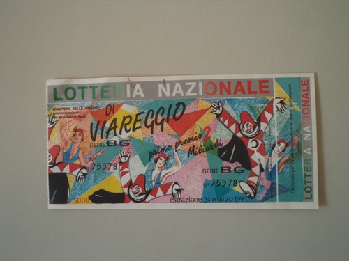 Biglietto della lotteria - della,