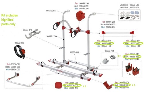 Fiamma porta bici - porta, pro