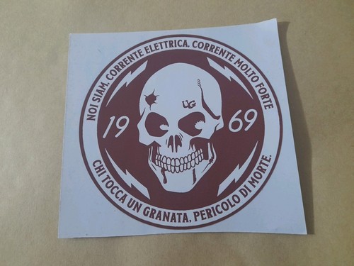 Adesivo sticker ultras granata - adesivo,
