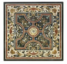 36 " Verde Marmo Caffè Table