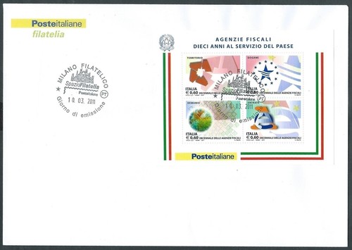 2011 italia fdc - italia,