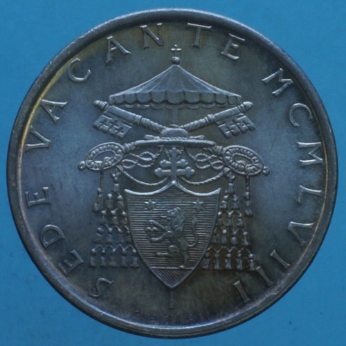 Sede vacante 500 lire - lire, 1958