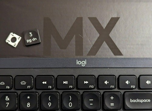 Logitech keys nero - nero, solo
