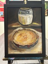 Torta E Latte Quadro Originale