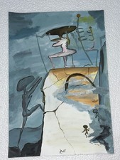 salvador dalì quadro su carta