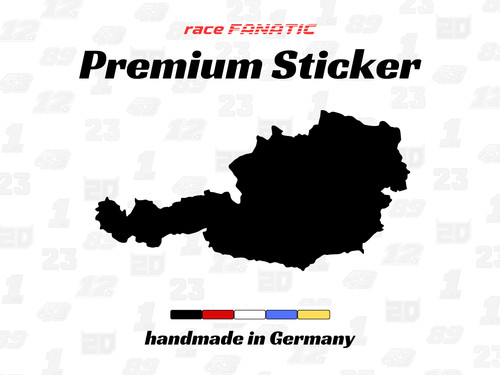 Adesivo contorno austria nero - contorno,