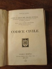 Codice civile 1897 - manuali