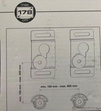 SCHWAIGER TV supporto a parete fino a 70 pollici per TV LCD LED HD max VESA 800 NUOVO