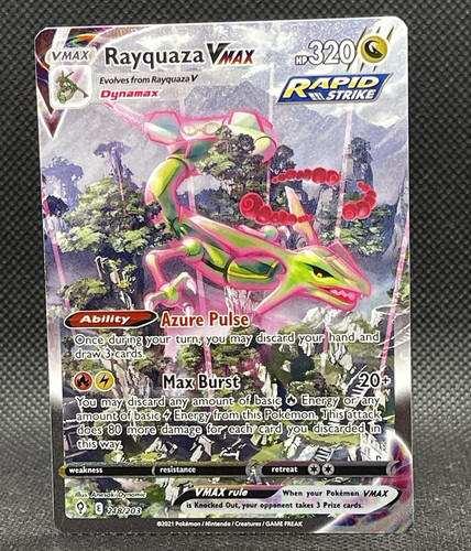 Rayquaza vmax alternate art - alternate,
