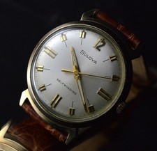 Bulova Men's Fine Dress Watch Cal.11alac Fancy Lugs Automatic Central Seconds