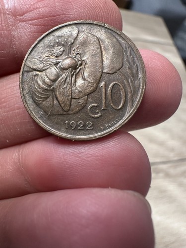 Centesimi 1922 ape regno - 10,