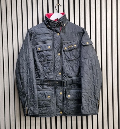 Giacca nera trapuntata barbour - trapuntata,