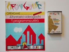OPEN GAME NUMERO 3 - SINCLAIR ZX SPECTRUM + CBM64 - RIVISTA+CASSETTA - OTTIMO++