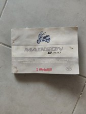 LIBRETTO USO E MANUTENZIONE PER MALAGUTI MADISON 200 S DEL 2002 