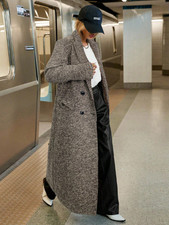 Cappotto lungo doppiopetto