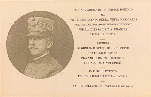 Cartolina ww1 vittorio - -,