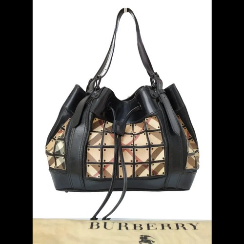 Borsa hobo burberry nera - hobo,
