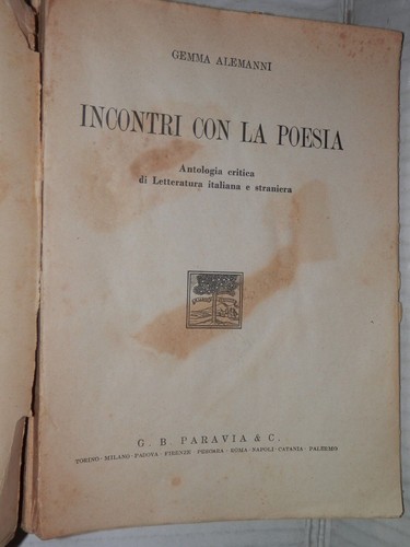 Incontri con poesia gemma - incontri,