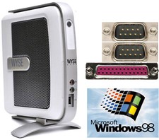 THINCLIENT MICRO MINI COMPUTER WYSE V90 WINDOWS 98 2x RS-232 OPZIONALE MS-DOS