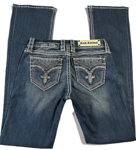 Stivali jeans rock revival - stivali,