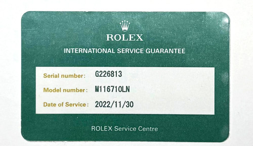 Rolex 116710ln gmt - gmt-master, ii