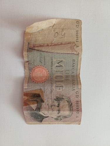 Banconota mille lire - mille, 1000
