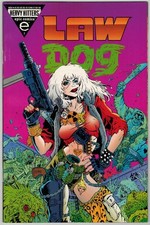 Lawdog 7 Epic Comics 1993 Flint Henry + carta battitori pesanti ottime condizioni